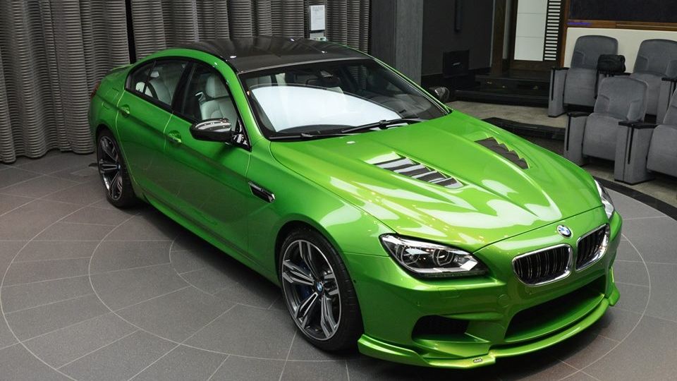  This Abu Dhabi dealership has released tons of rediculous Bimmers recently, but this Java Green M6 Grand Coupe is the most incredible to date. 