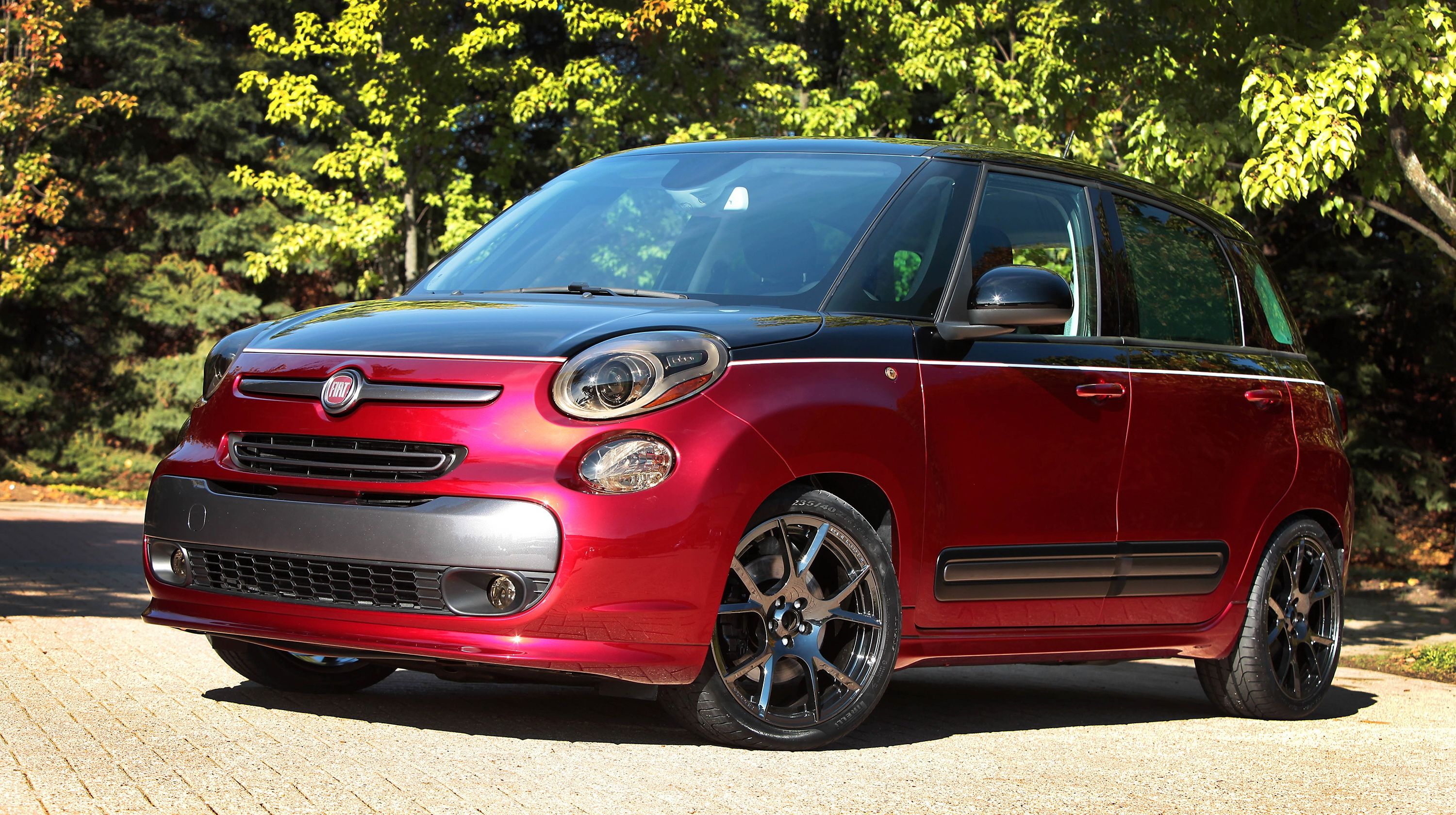  Fiat's heading to SEMA with this funky, two-tone 500L.