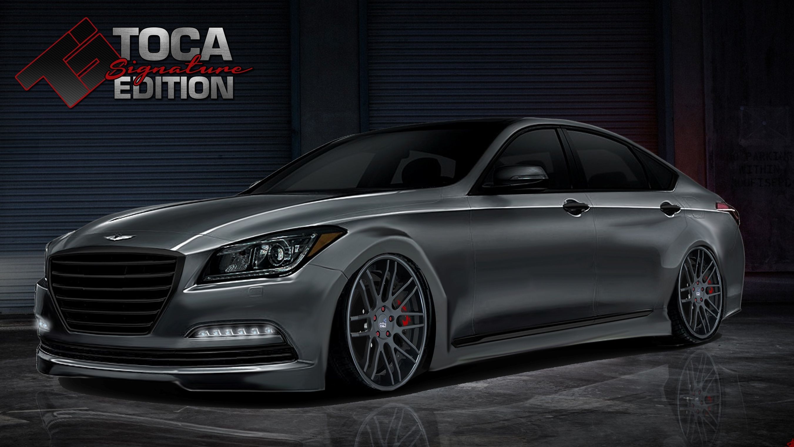  The Genesis will be present at SEMA wearing a 600-horsepower tuning kit from Toca Marketing Group.