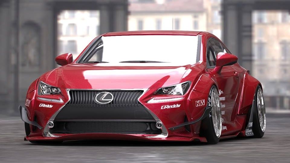  No, you haven't mistakenly landed on Lowrider Magazine's Facebook page. This is a SEMA-bound Lexus RC modded by a handful of tuners.