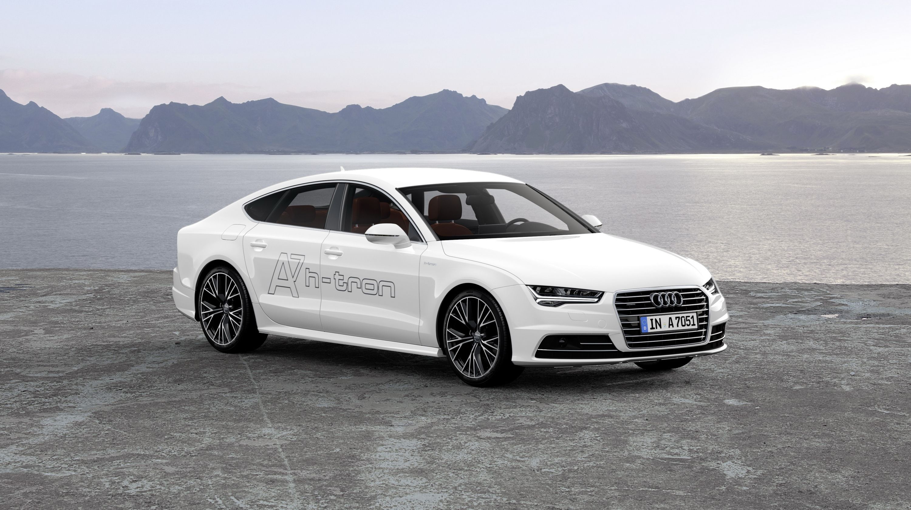  Audi has just gotten into the ydrogen game with its A7 h-tron concept. 