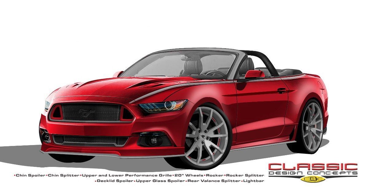  Mustangs galore at SEMA, and this 625-horsepower model is only one example. 