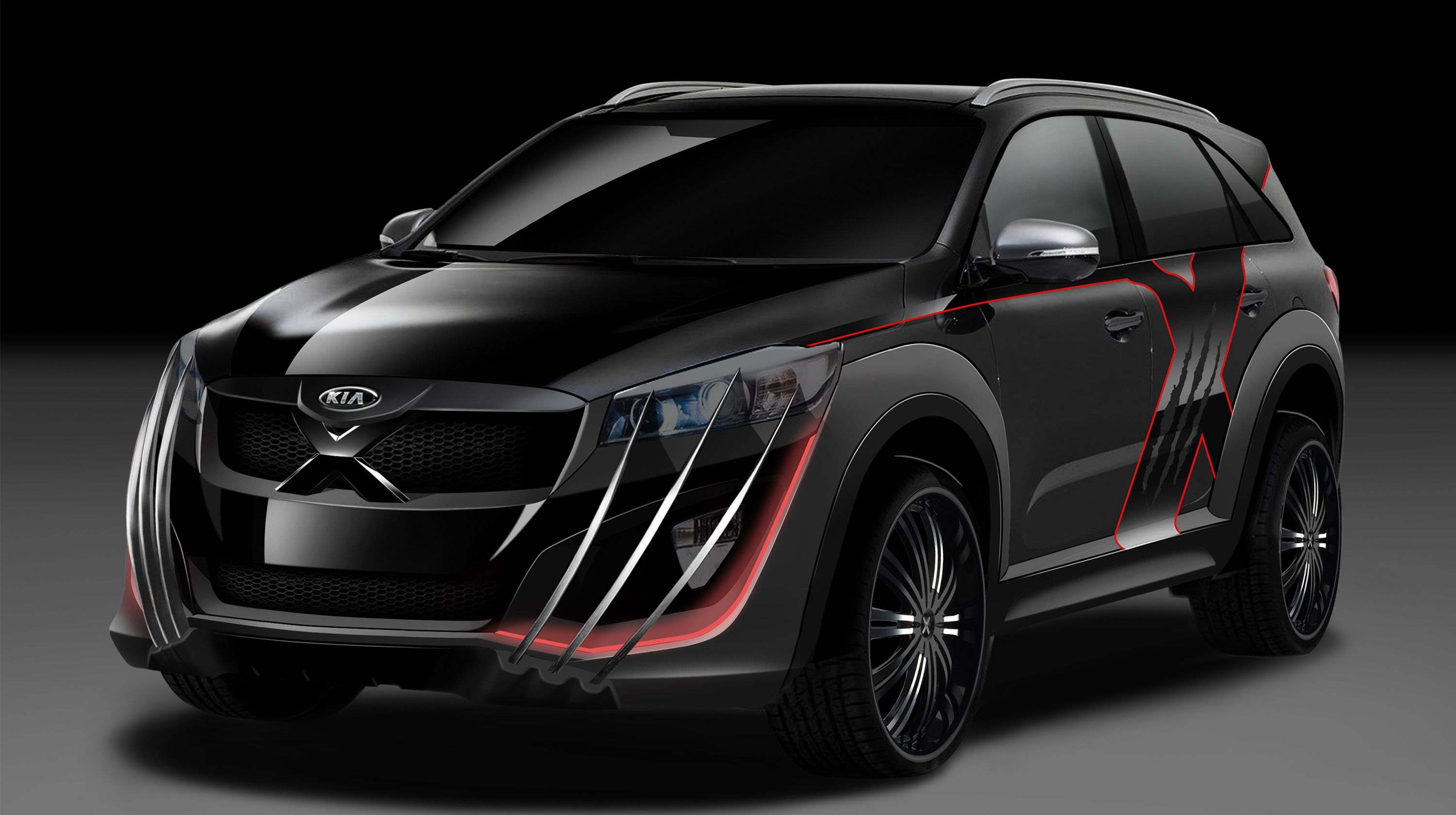  Check out this Wolverine-inspired Kia Sorento. 