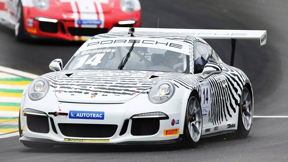  Check out Patrick Dempsey's fingerprint-liveried 911 GT3 Cup. 