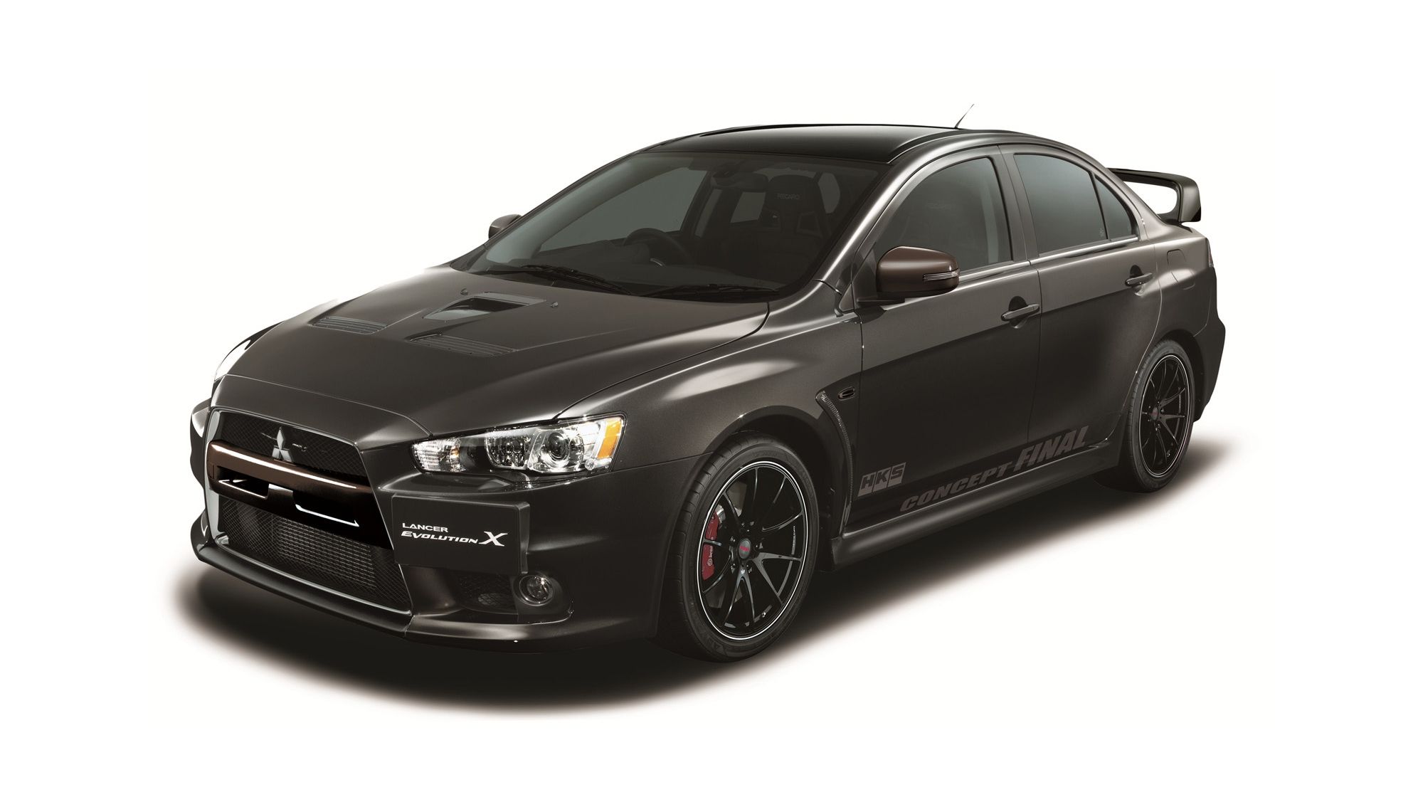  The Lancer Evolution X HKS Final Concept is a 480-horsepower farewell to the iconic rally car turned street rig. Now if only Mitsu would built a production model. 