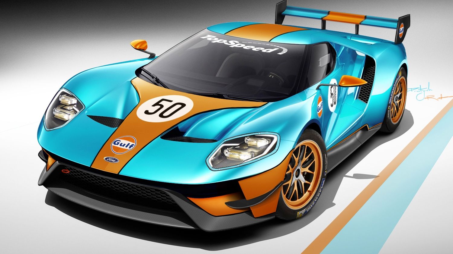 Ford gt Race car 2017