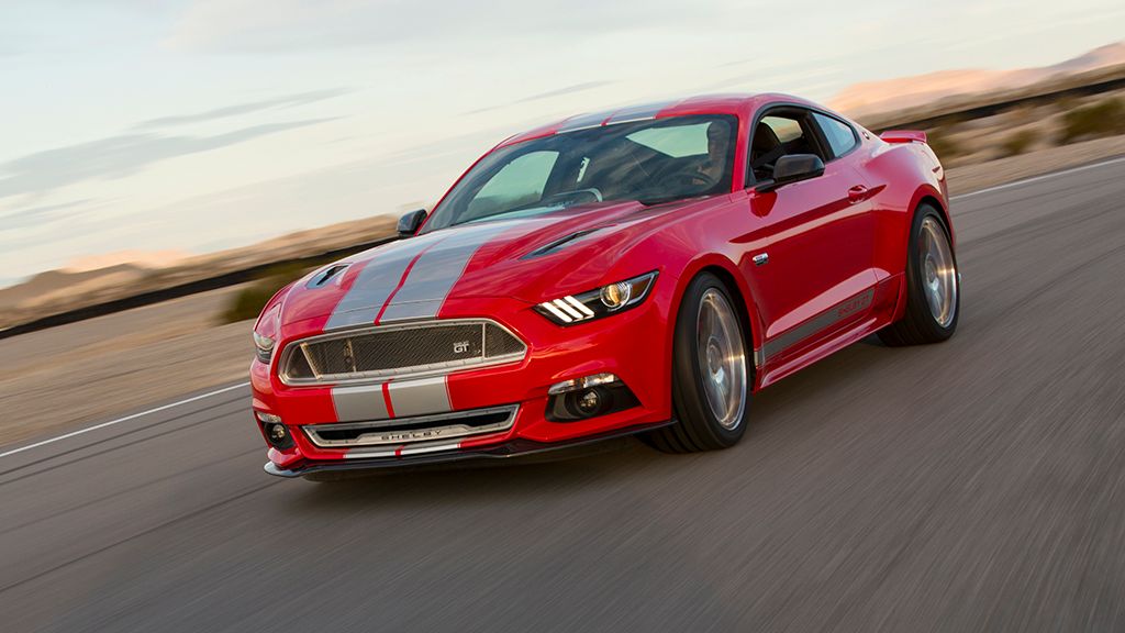  So you want a beefed-up Stang, but the GT350R ust doesn't have the grunt you need? Well Shelby has another ace up its sleeve in the for on the GT. Check it out at TopSpeed.com.