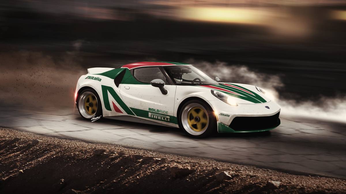 Alfa Romeo 4C Rally Car?