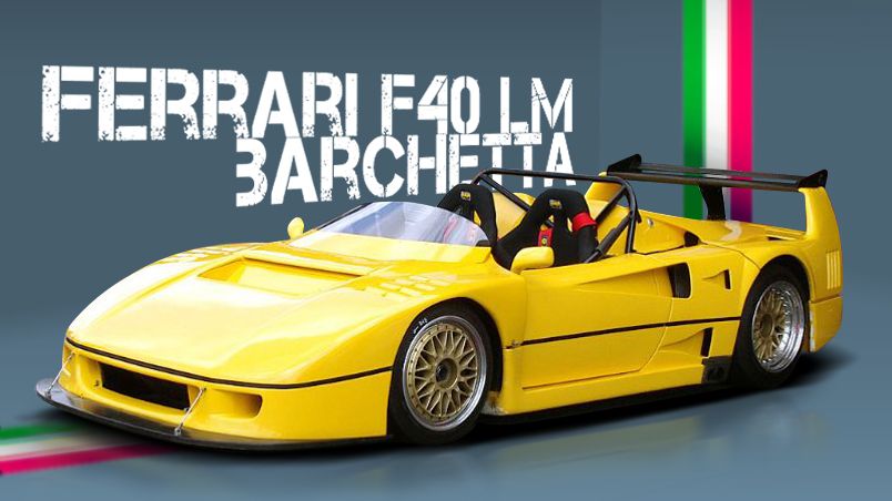 1989 Ferrari F40 LM Barchetta