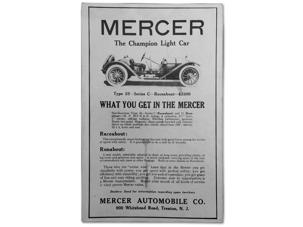 1911 Mercer Raceabout