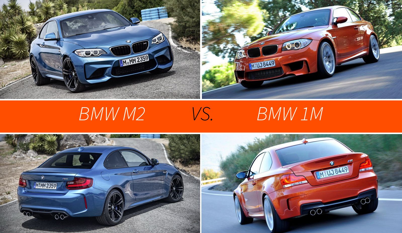 2017 BMW M2 Vs. 1M Coupe