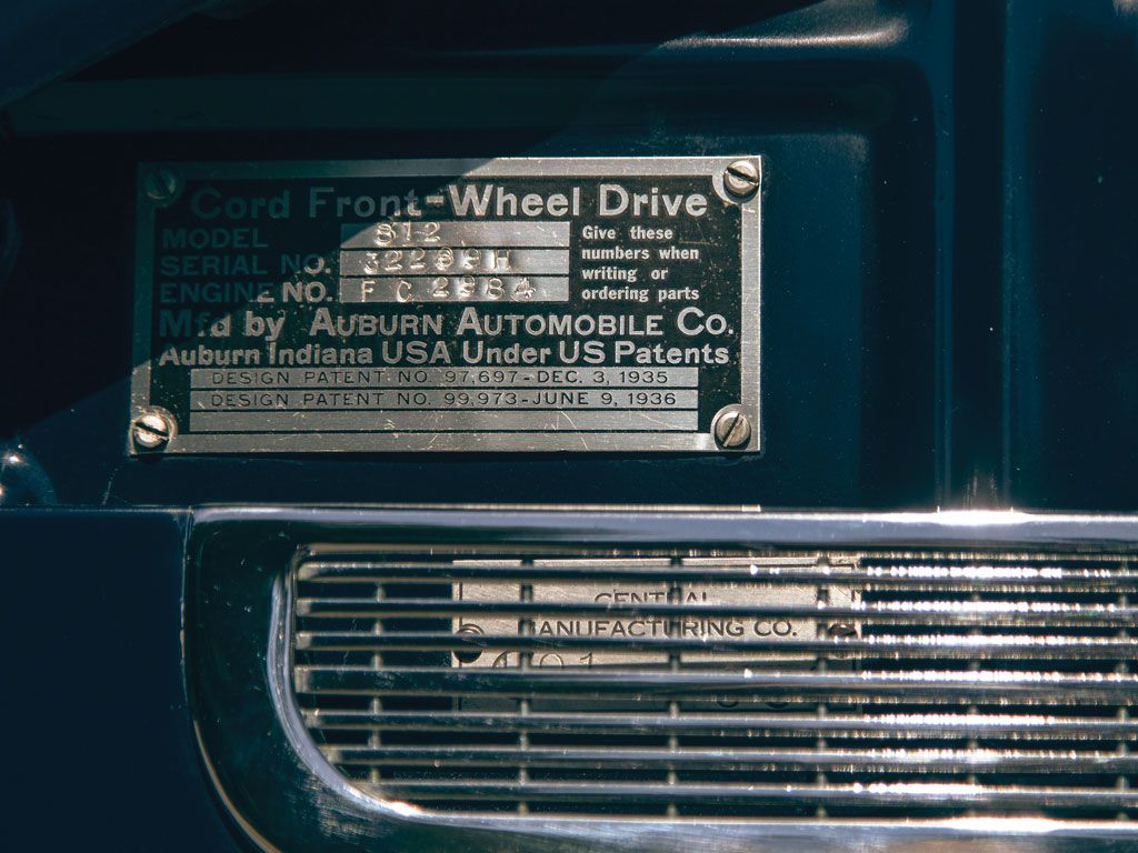 1937 Cord 812 Supercharged Phaeton