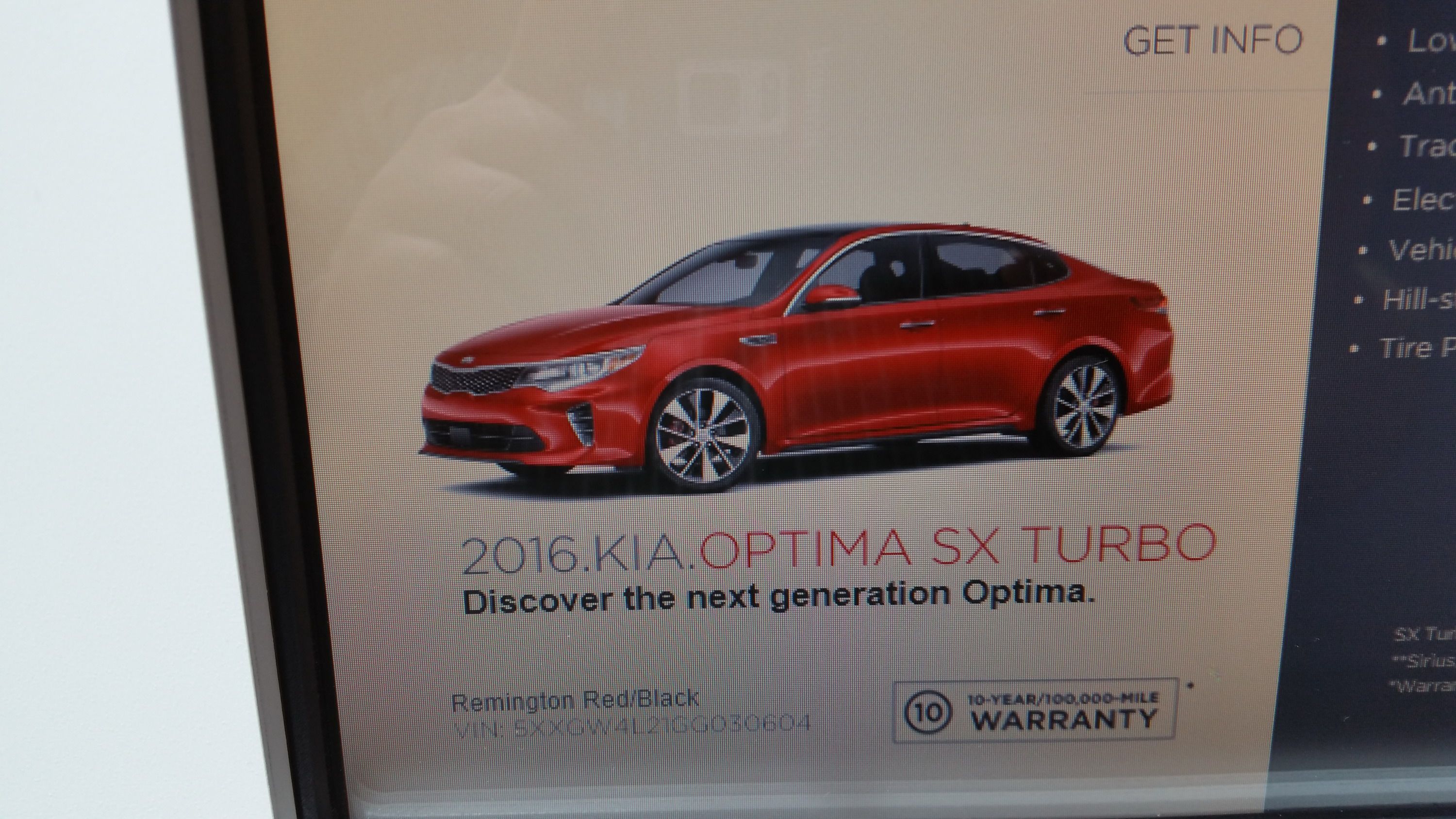 2016 Kia Optima