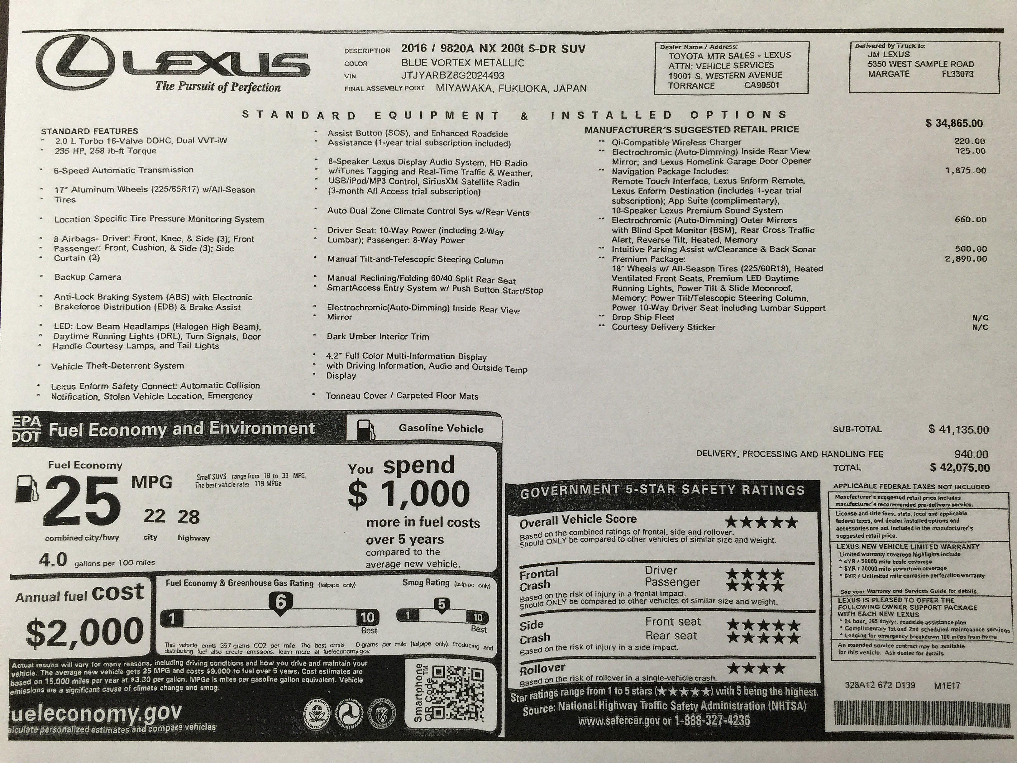 2016 Lexus NX200t – Driven 