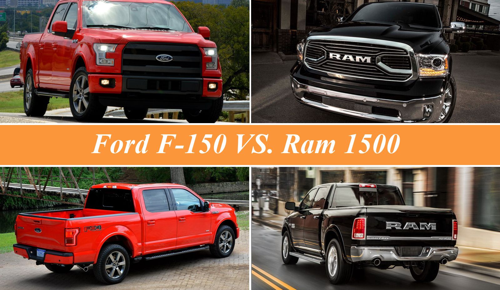 2016 2016 Ford F-150 vs. 2016 Ram 1500