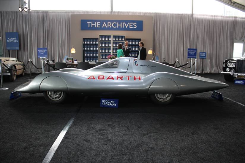 Abarth 1000 GT Spider, 1964, by Pininfarina. An open roof version of the 1000 Coupé Speciale