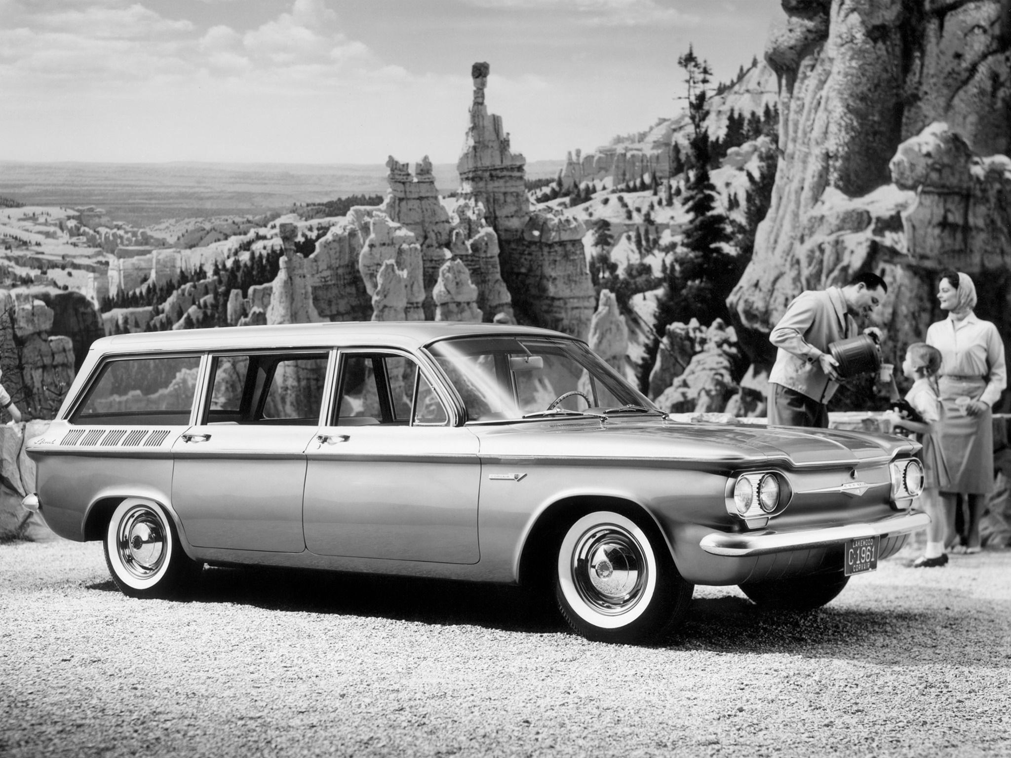 1962 Ford Falcon Squire Wagon