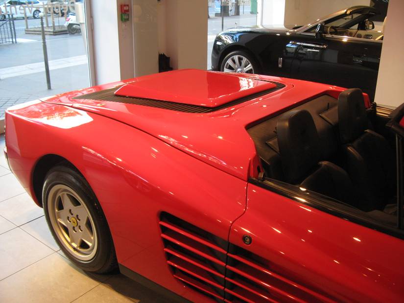 59 Testarossa Rear 1989 Ferrari Testarossa Convertible