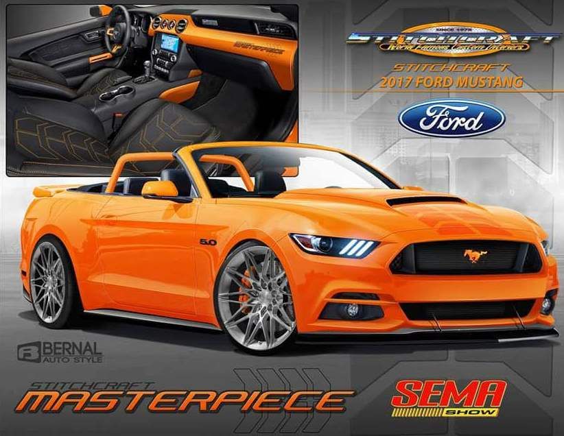 2017  Ford Mustang Pearl Candy Orange Concept