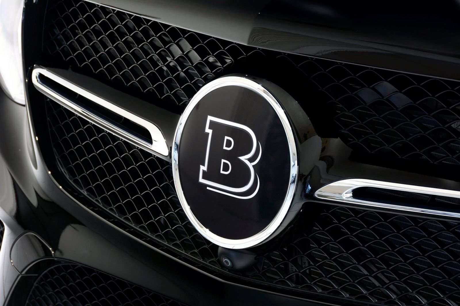 Brabus logo fuel door decal