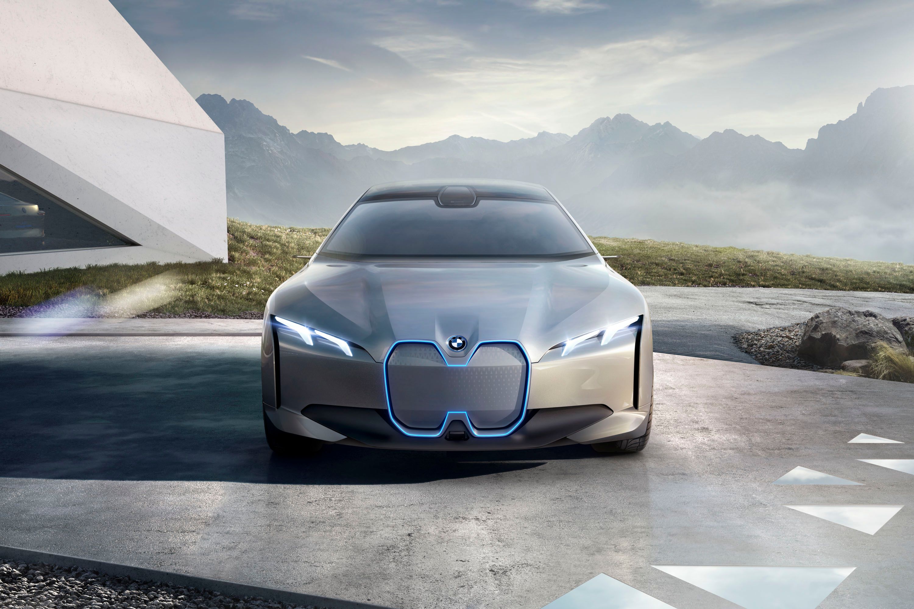 2017 BMW i Vision Dynamics Previews Tesla Model S Fighter