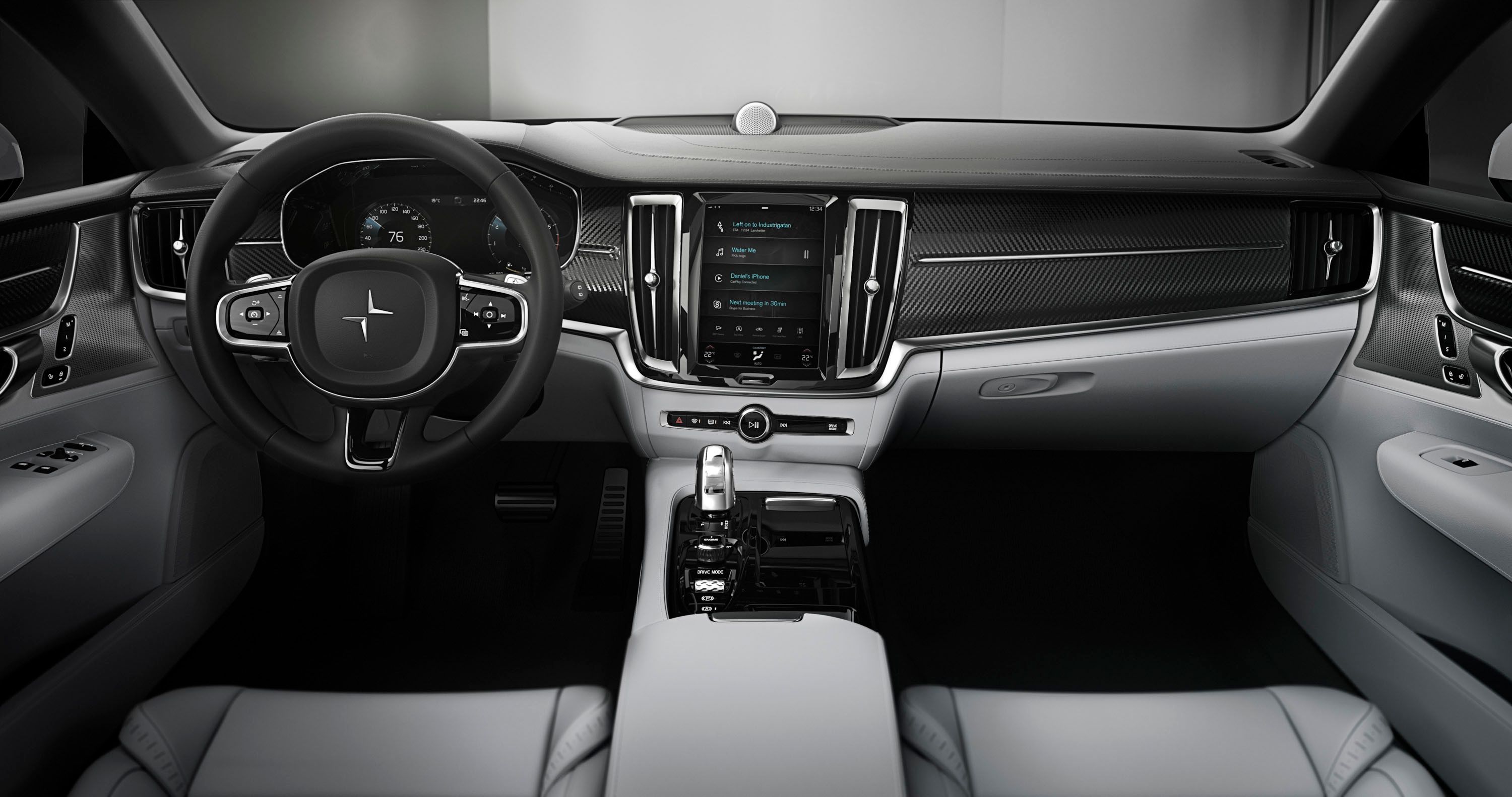 Cabin layout taken from the Volvo S90 