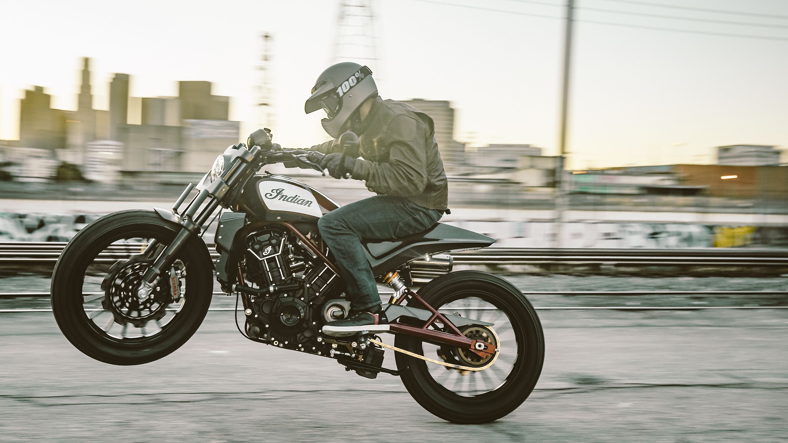 2018 First Look: Indian Motorcycle Scout FTR1200 Custom
