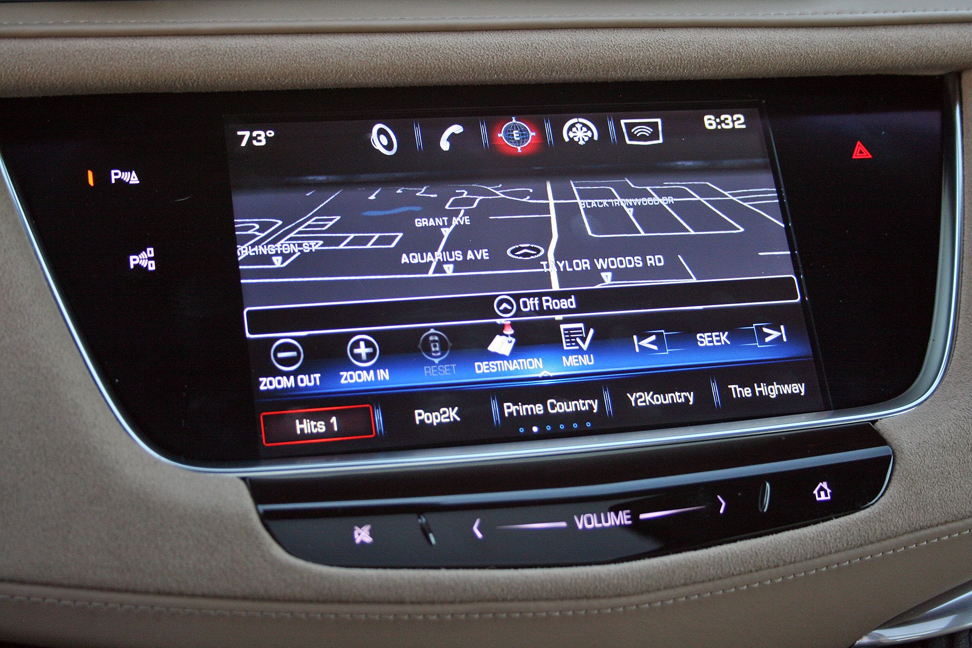CUE Infotainment system with 8.0-inch touchscreen