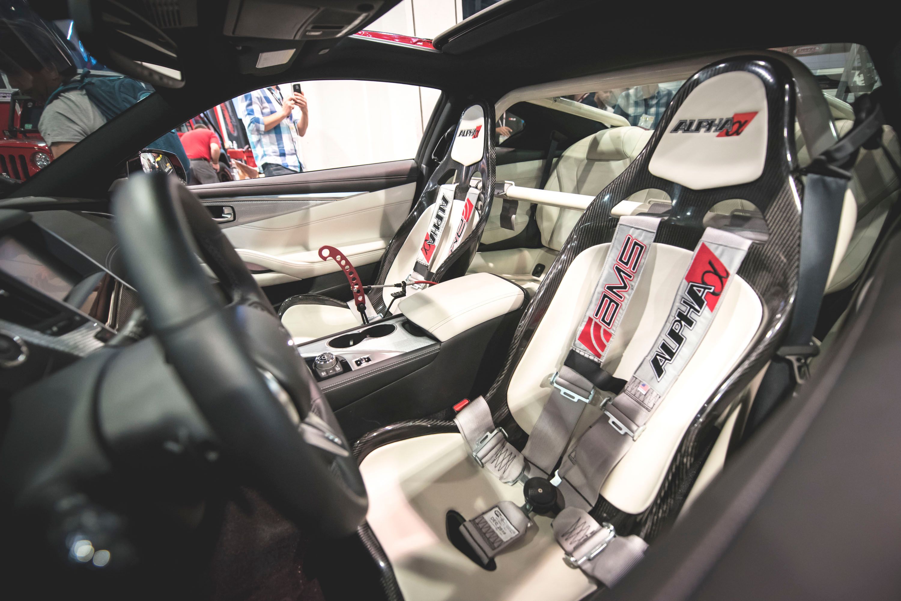 Carbon fiber racing seats