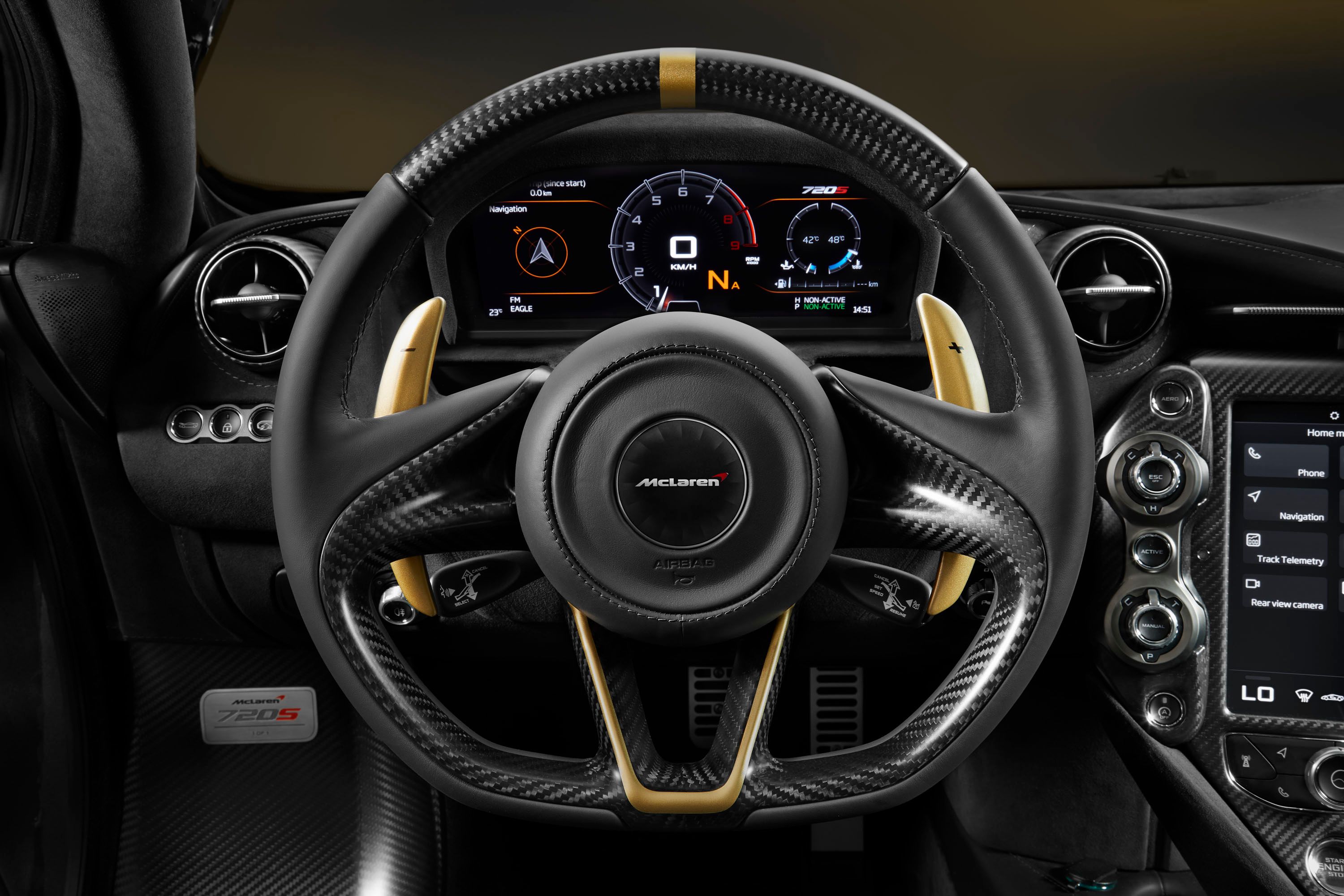 Gold paddle shifters