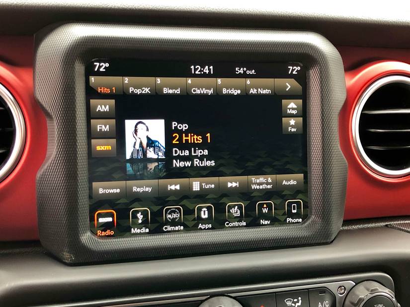 The 2018 Jeep Wrangler's Three Infotainment Systems