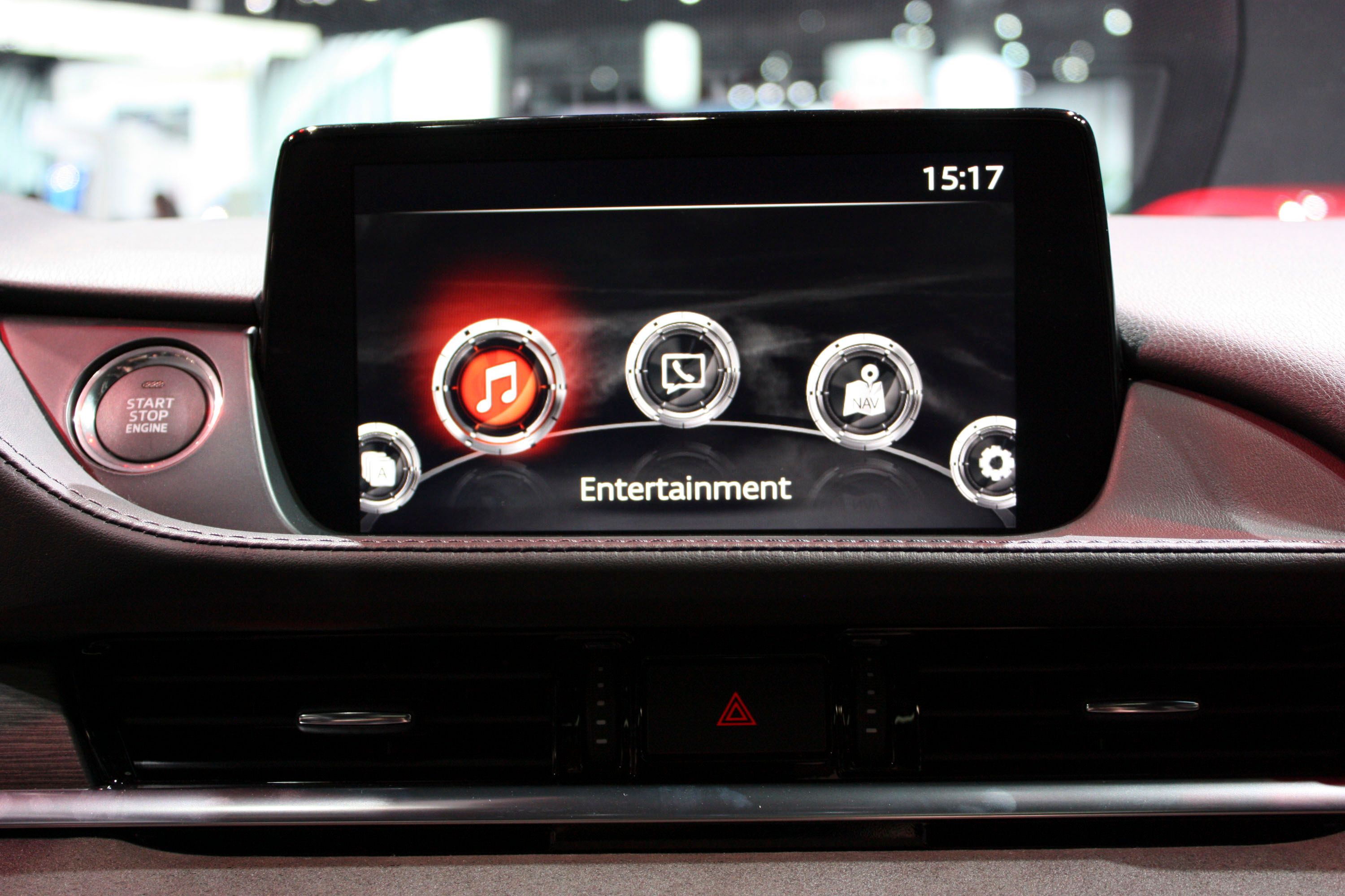 0-inch infotainment display in the dash