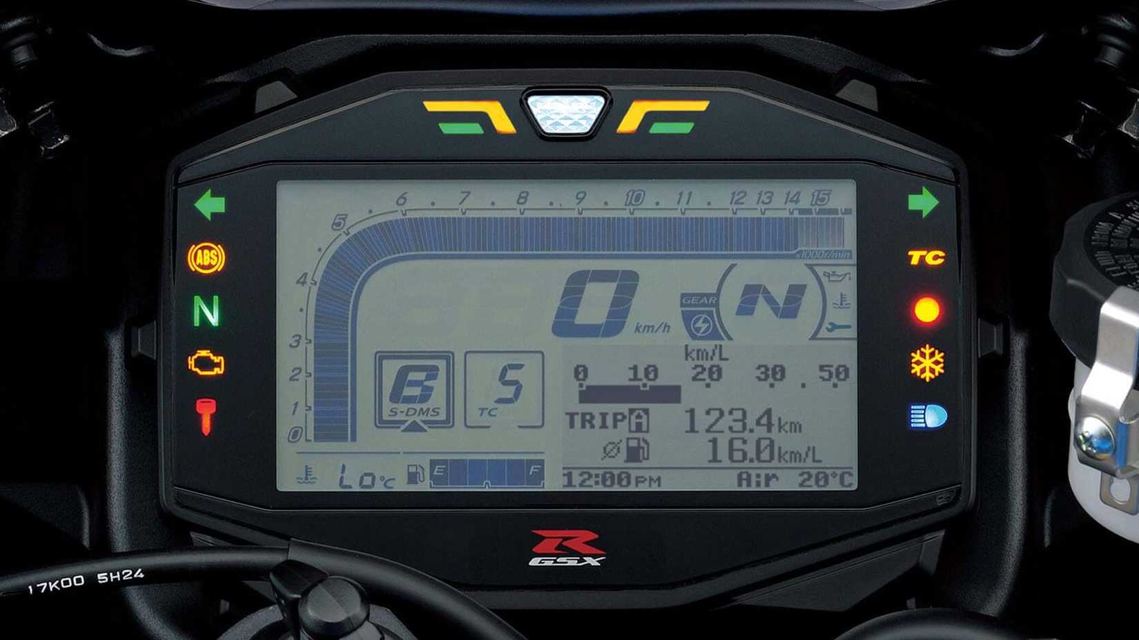 2018 Suzuki GSX-R1000 LCD
