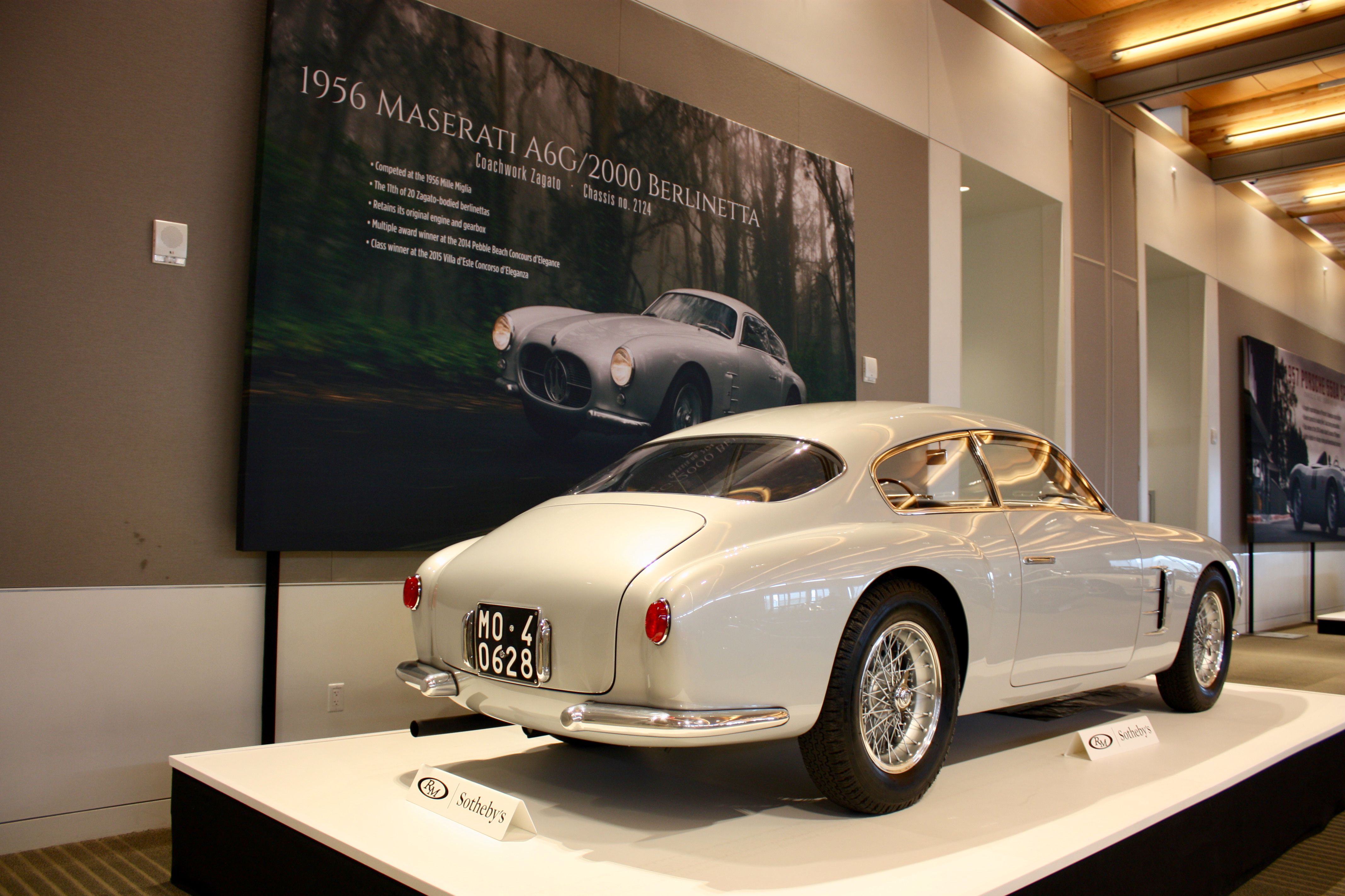 1956 Maserati A6G/2000 Berlinetta Zagato