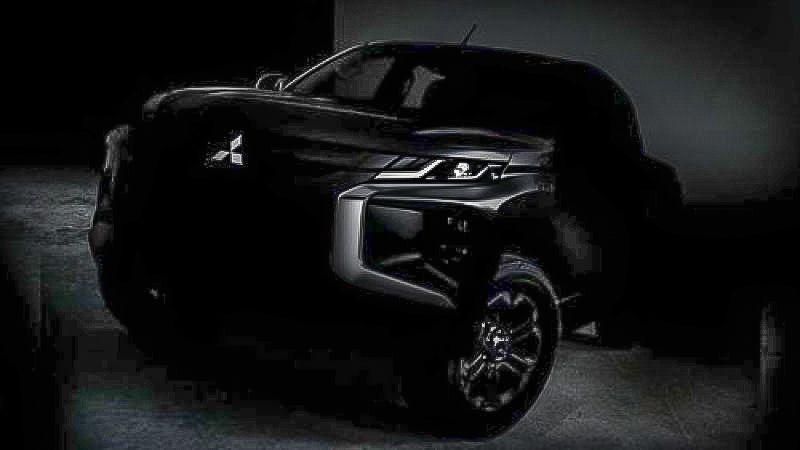 2019 The 2019 Mitsubishi Triton Teaser Shows Off an Outlander-Inspired Face