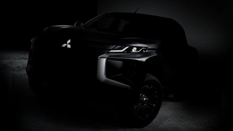 2019 The 2019 Mitsubishi Triton Teaser Shows Off an Outlander-Inspired Face
