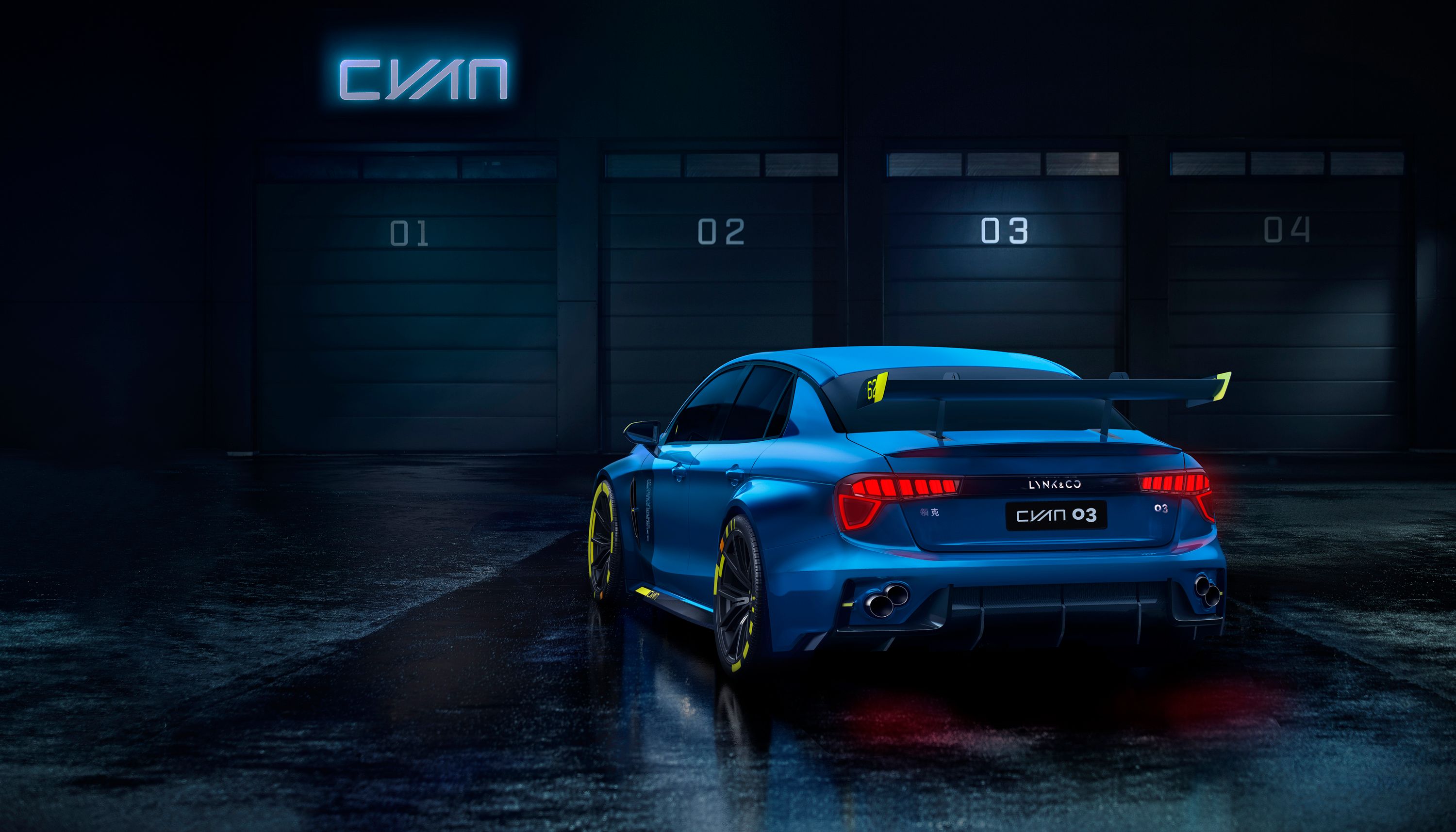 2018 Lynk & Co 03 TCR Road Car Concept by Cyan Racing