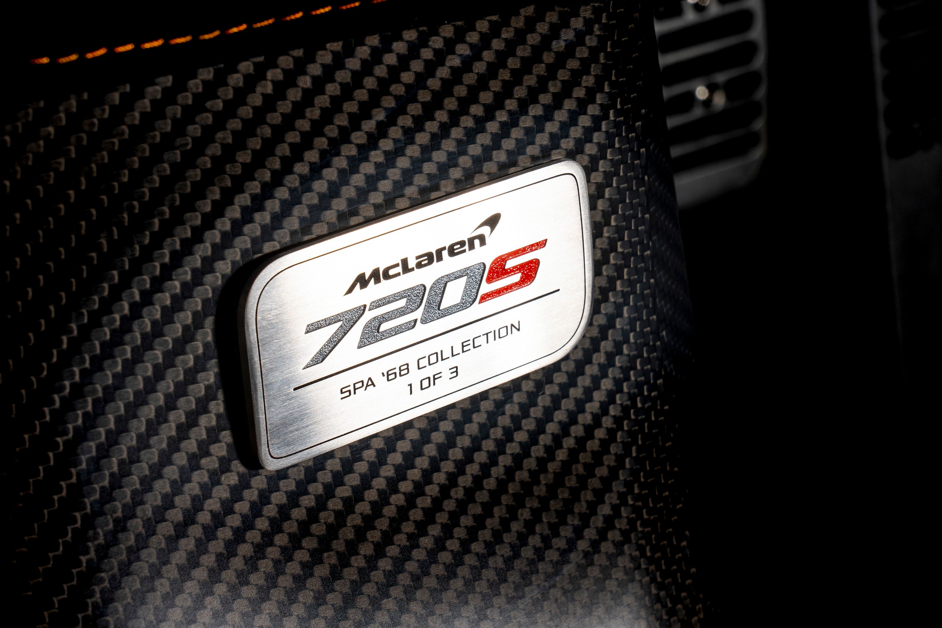 2019 McLaren 720S Spa 68 Special Edition