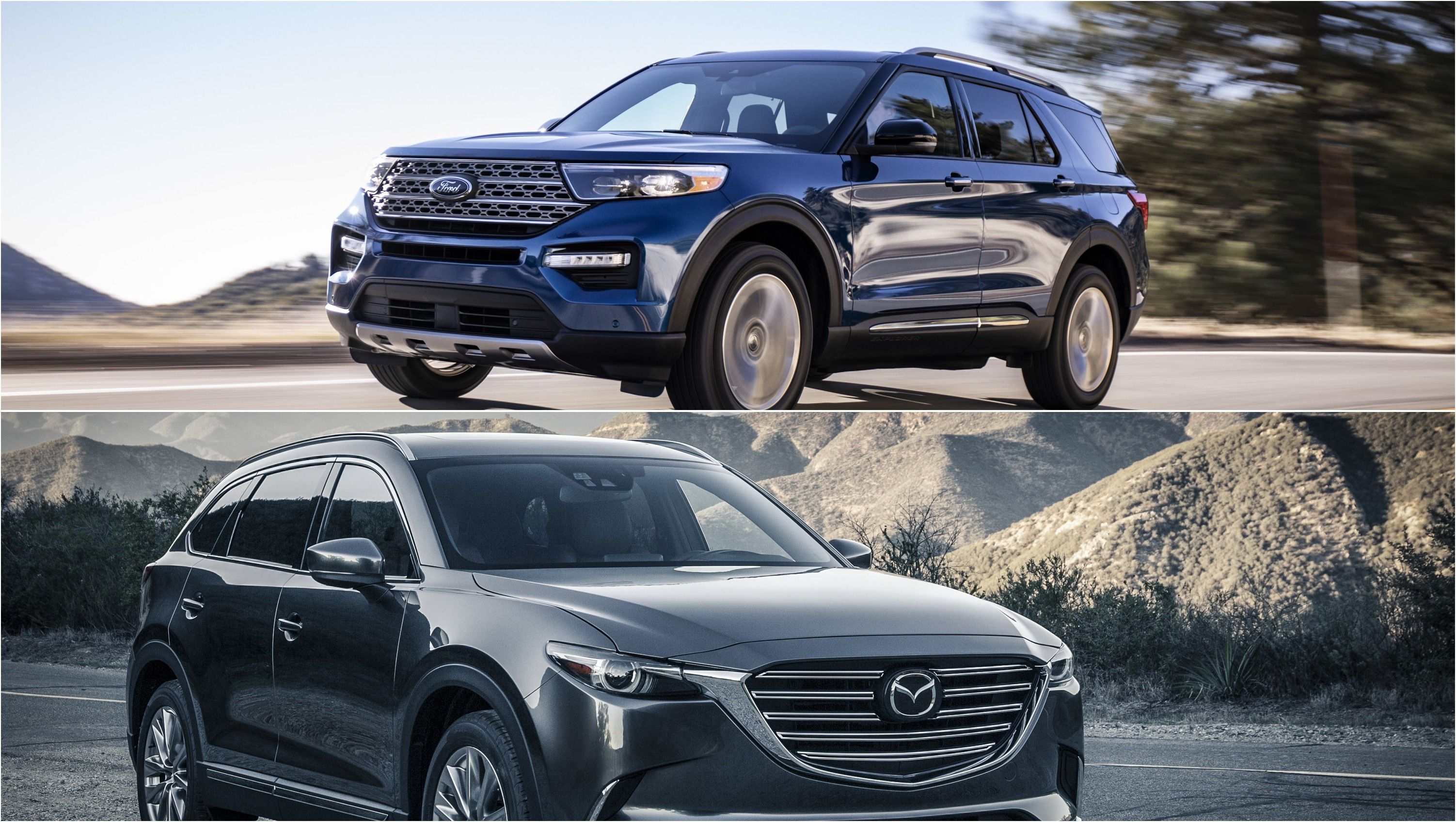 2020 Ford Explorer vs 2019 Mazda CX-9