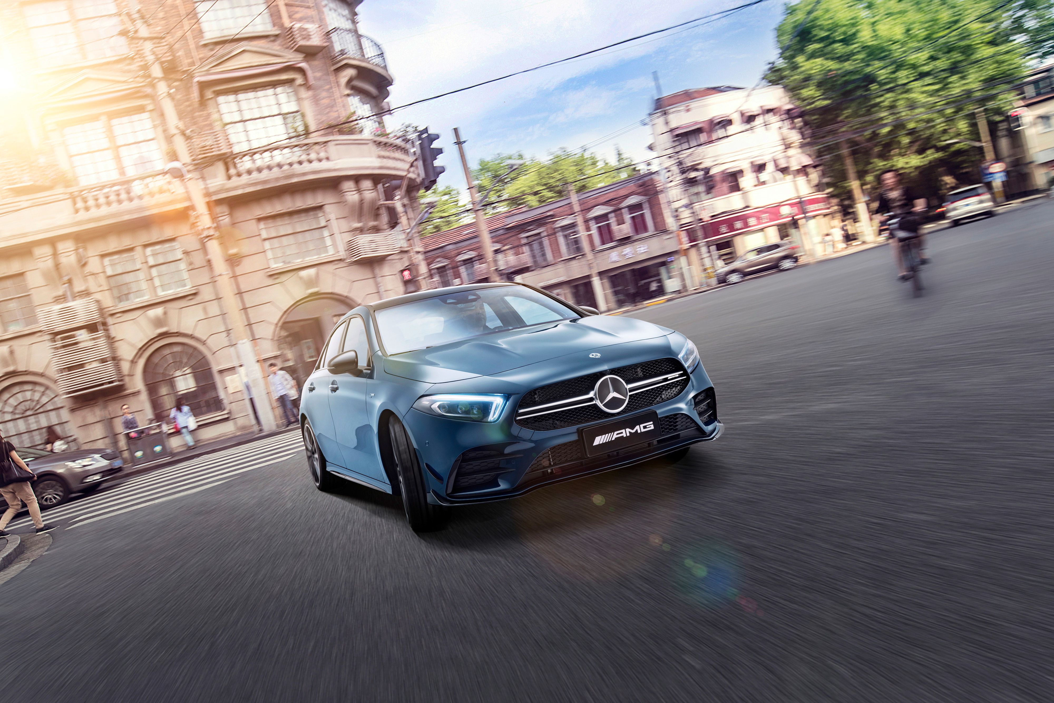 2019 Mercedes Showcases the 2020 AMG A35 L in Shanghai Because China Loves Long Compacts