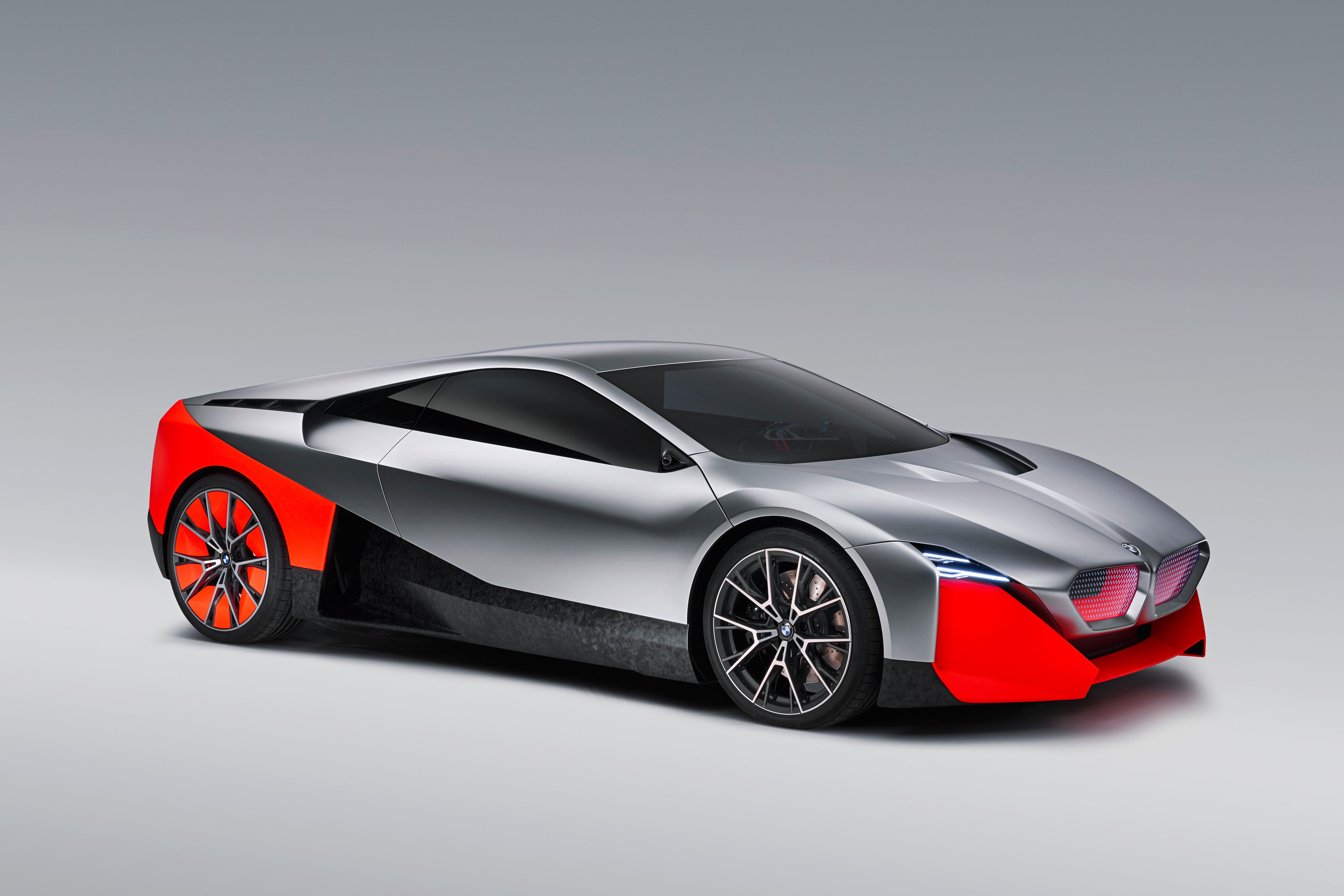 grey 2019 BMW Vision M Next Concept