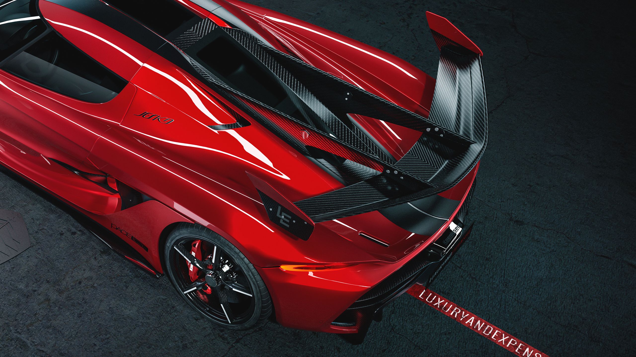 2020 Koenigsegg Jesko Cherry Red Edition10
