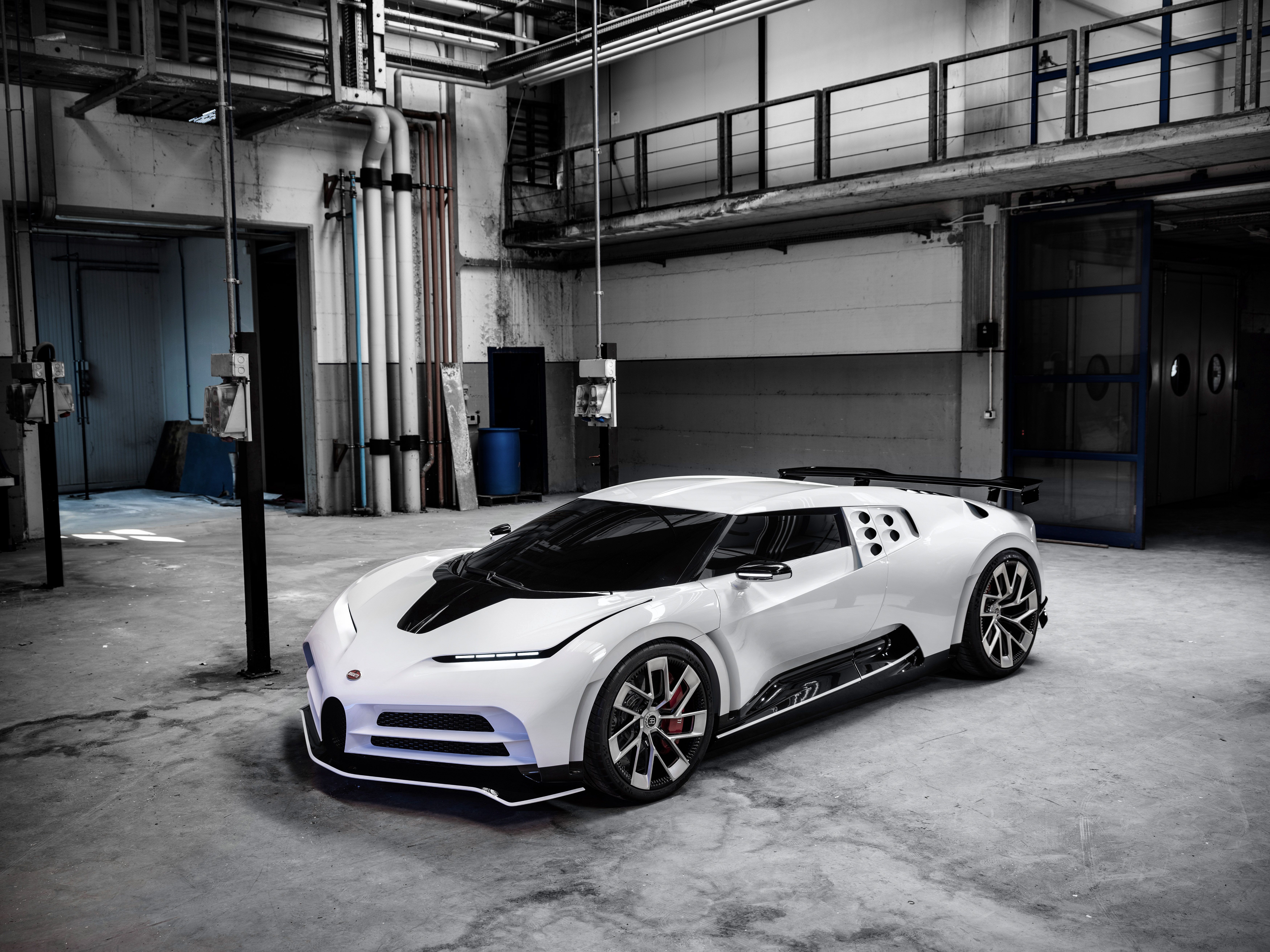 2019 Bugatti Morphed The Legendary EB110 Into A New Century With the Stuningly White 2020 Bugatti Centodieci