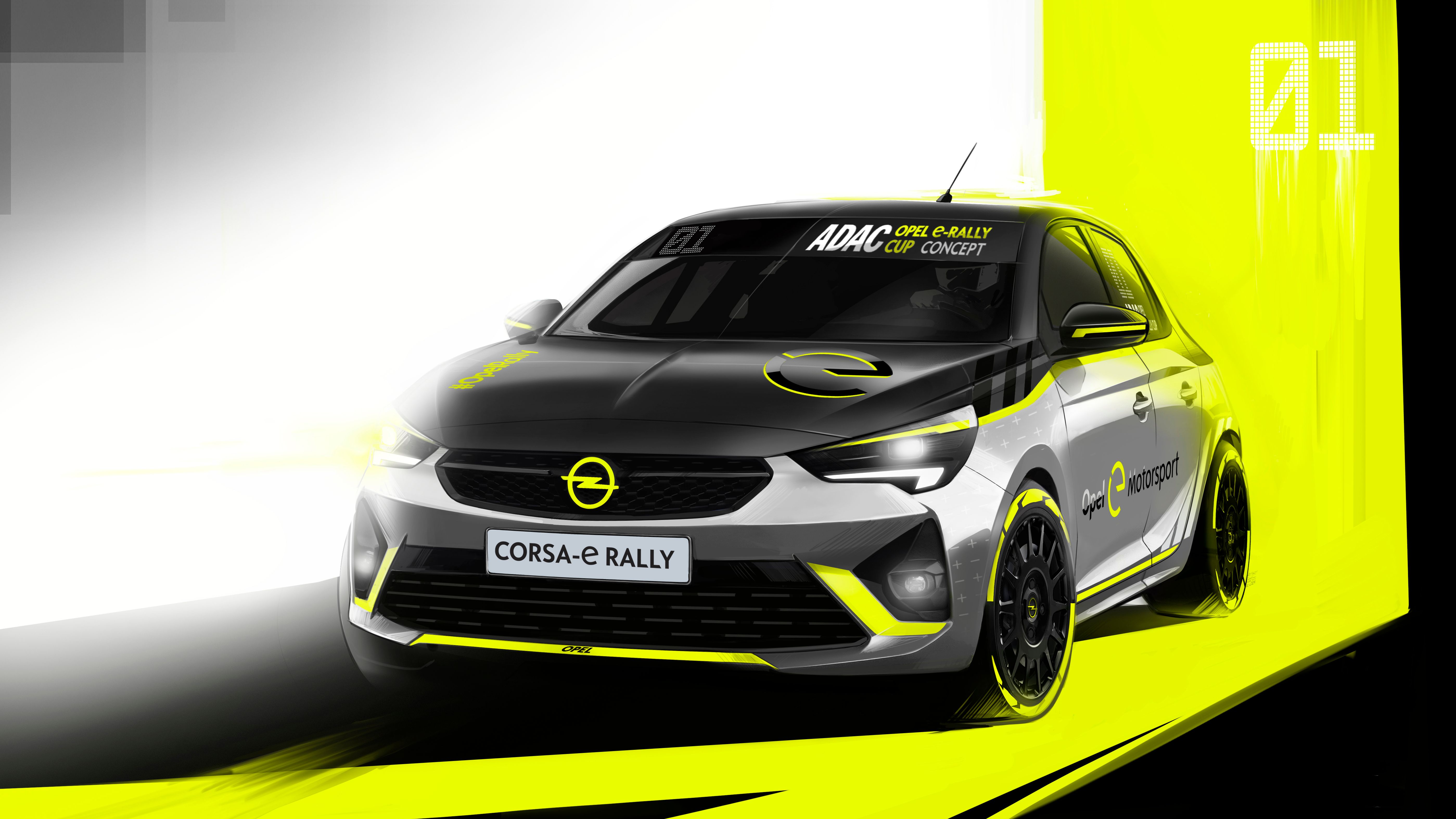 2020 Opel Corsa-e Electric Rally Car