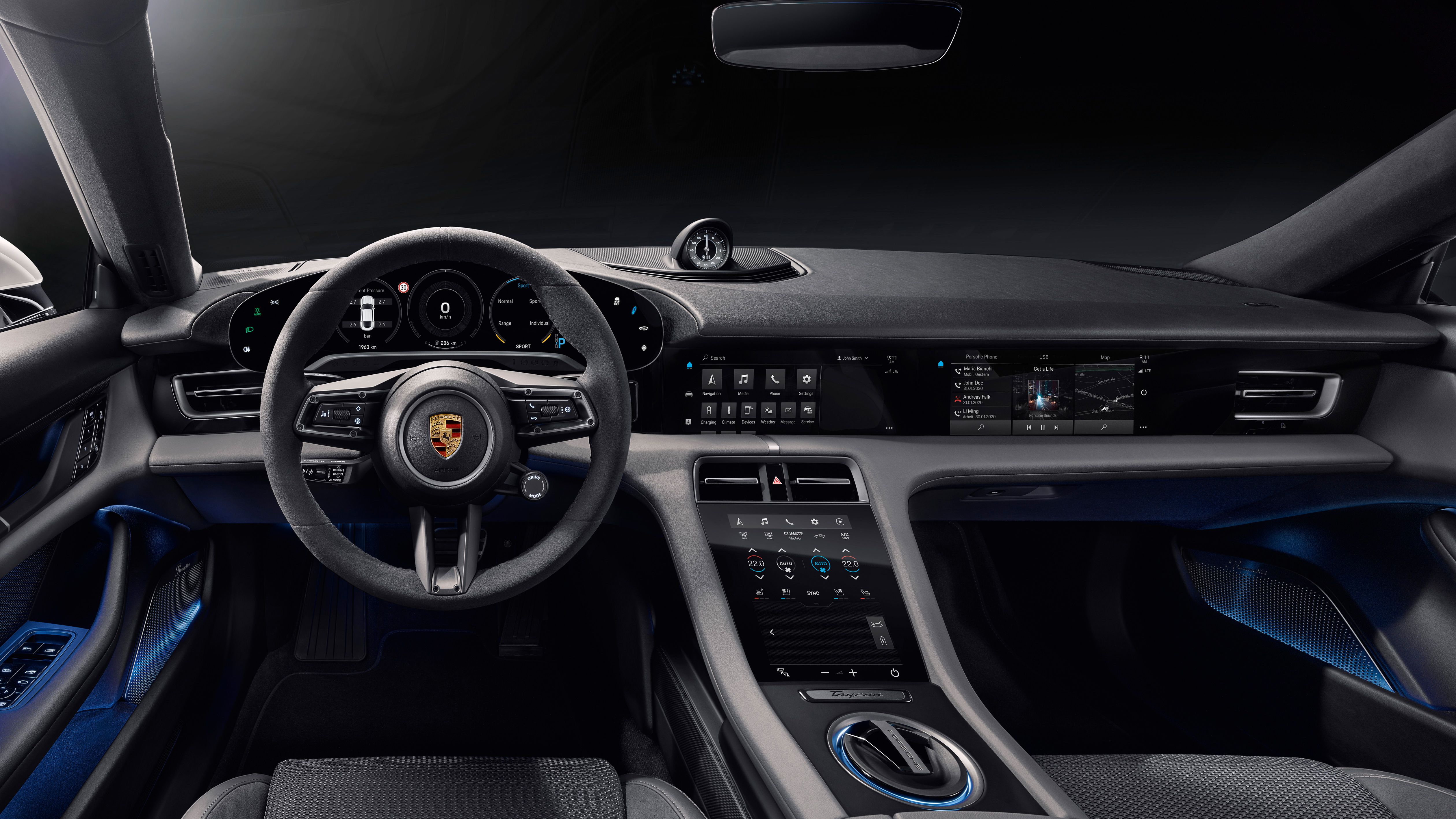 2020 - 2021 Porsche Taycan Walkaround - Your First Real Look at the Interior