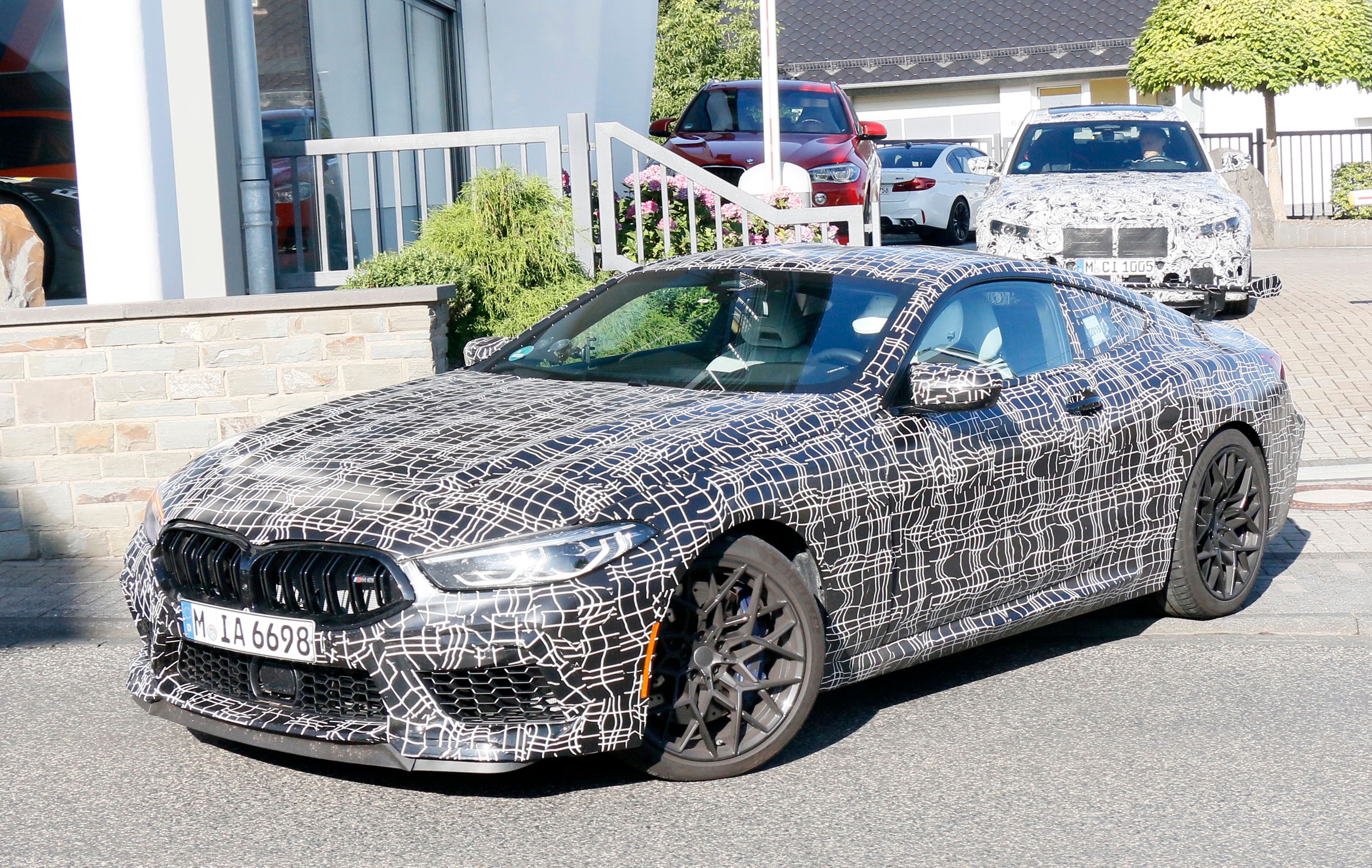 BMW M8 Caught Testing With Rear Wing