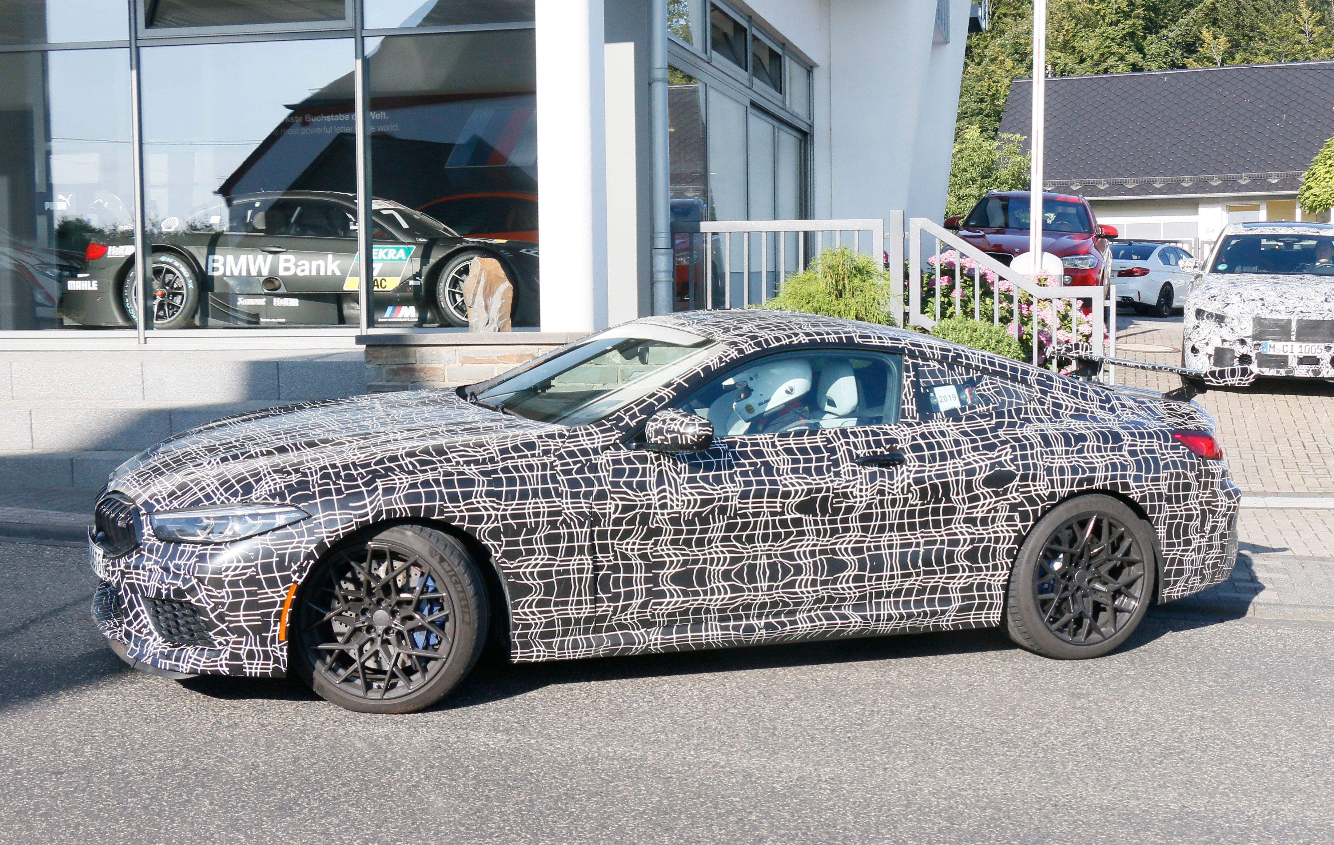 BMW M8 Caught Testing With Rear Wing