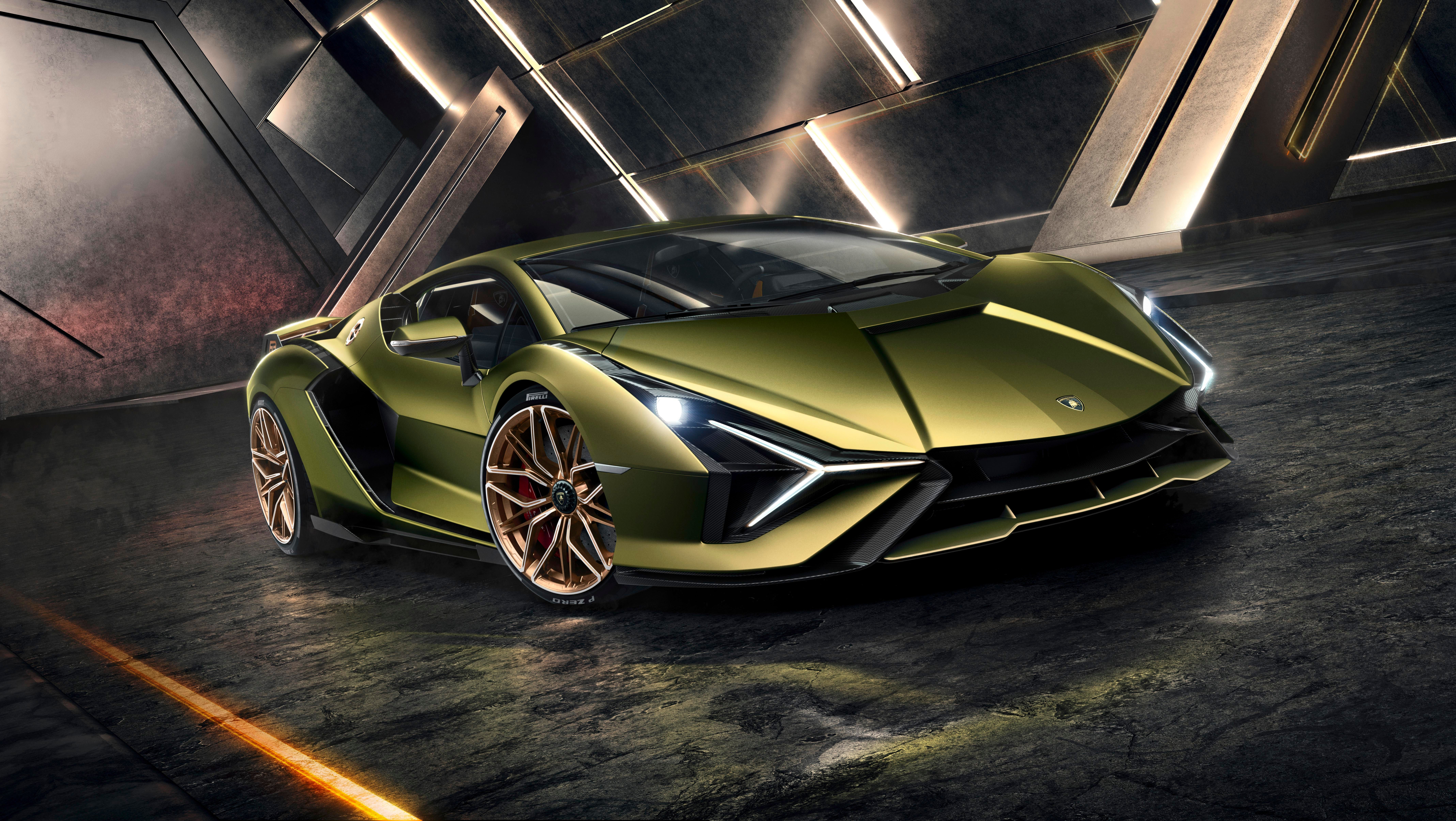 2020 - 2021 The 2020 Lamborghini Sian is Lambo's first hybrid and its most powerful car!