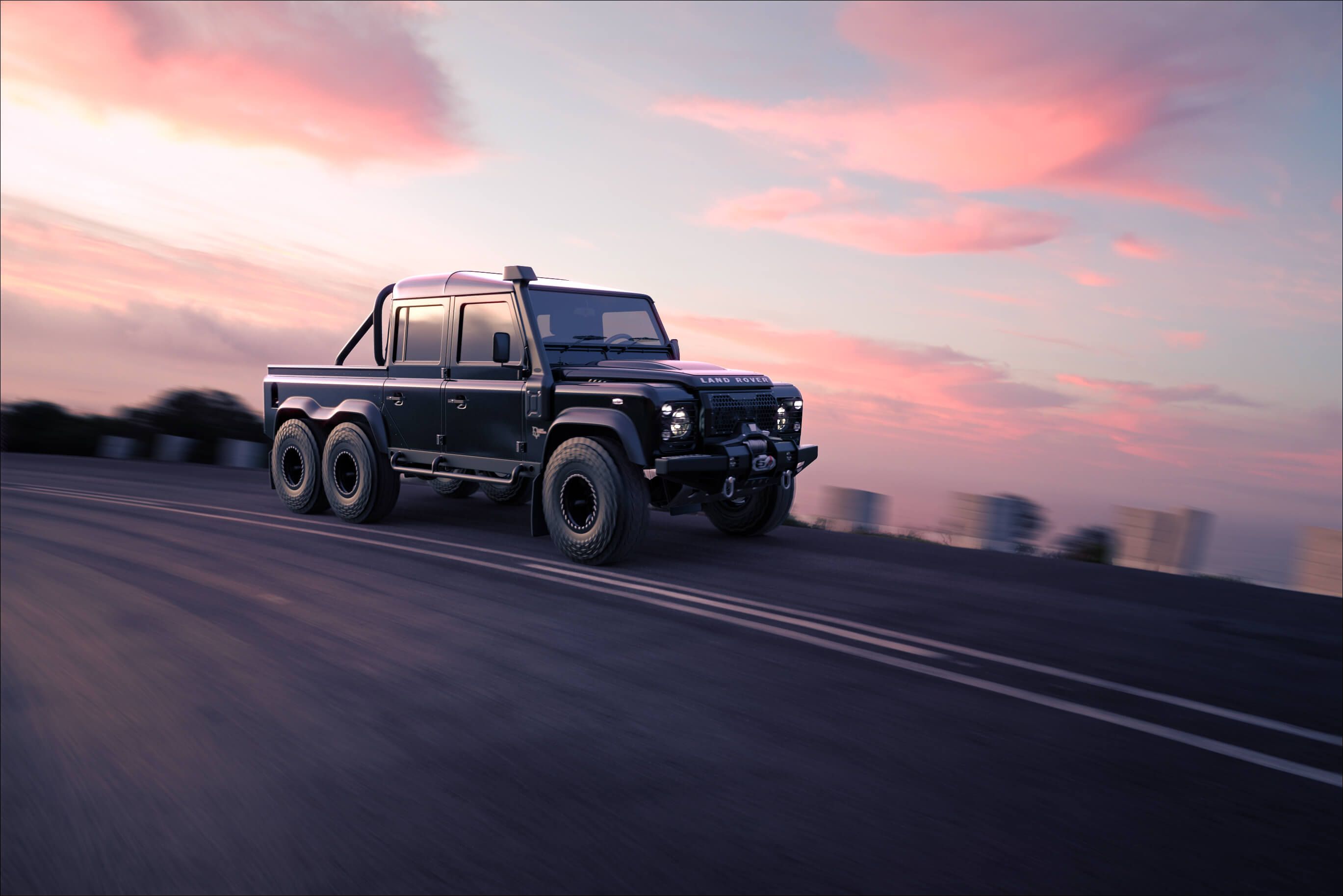 2019 Land Rover Defender 6x6 Black Mamba by Classic Overland
