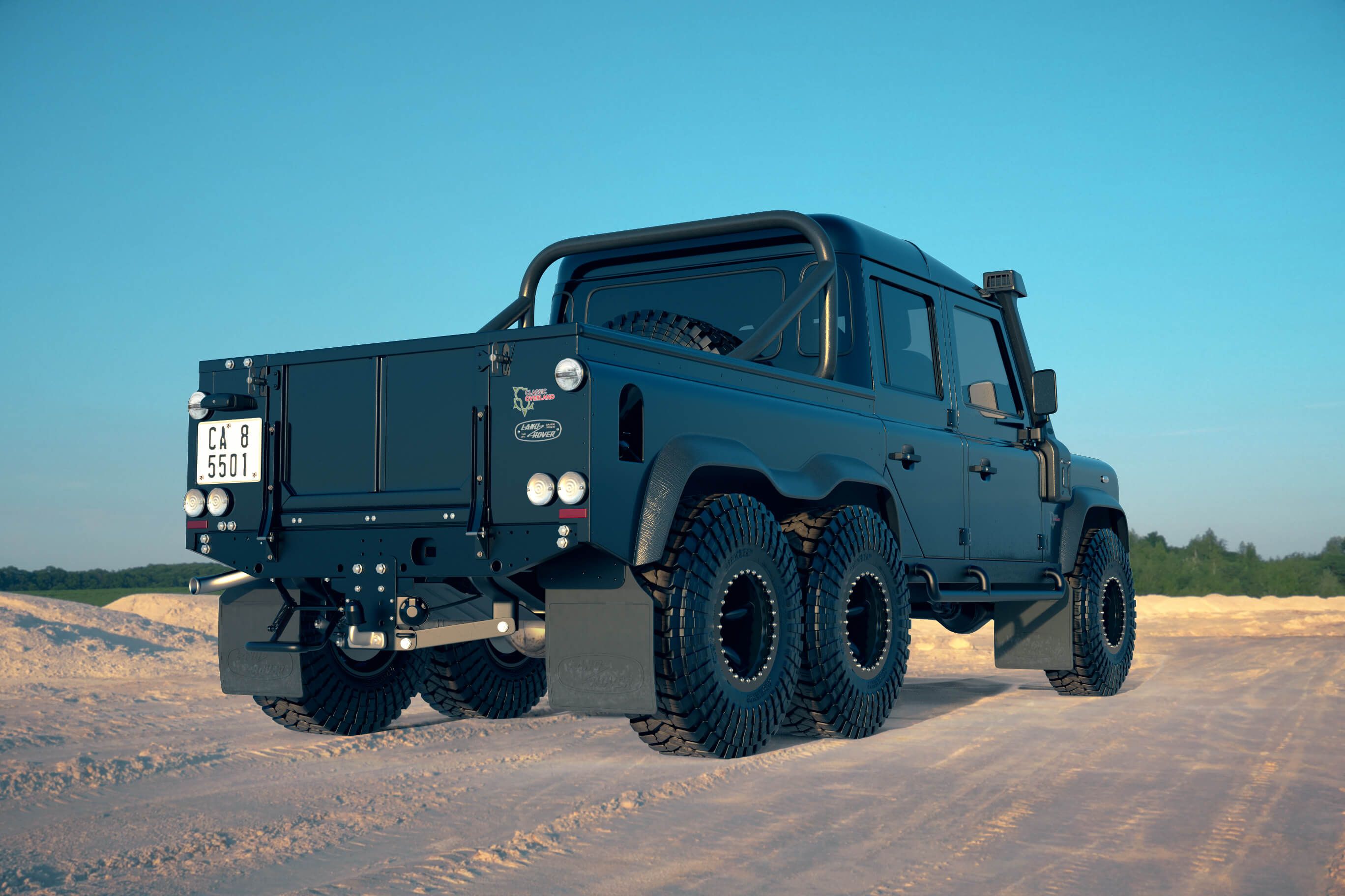 2019 Land Rover Defender 6x6 Black Mamba by Classic Overland